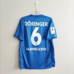 1.FC Saarbrücken 2014-15 (#6 D. Döringer) match worn/prepared – koszulka domowa (L) nike football shirt