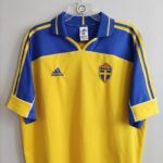 Szwecja 2000-01 koszulka domowa (XL) adidas football shirt