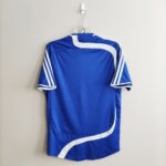 Koszulka piłkarska klubu Skonto Ryga wyjazdowa z sezonu 2007 w kolorze niebieskim marki Adidas.