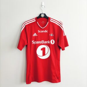 Trzecia koszulka piłkarska Rosenborg BK z sezonu 2016 w kolorze czerwonym marki Adidas.