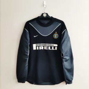 Bluza bramkarska Inter Mediolan z sezonu 2003-04 w kolorze czarnym marki Nike.