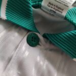 Koszulka piłkarska Adidas template z lat 1996-97 w kolorze biało-zielonym