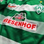 Domowa koszulka Werder Brema z sezonu 2016-17 w kolorze zielonym marki Nike